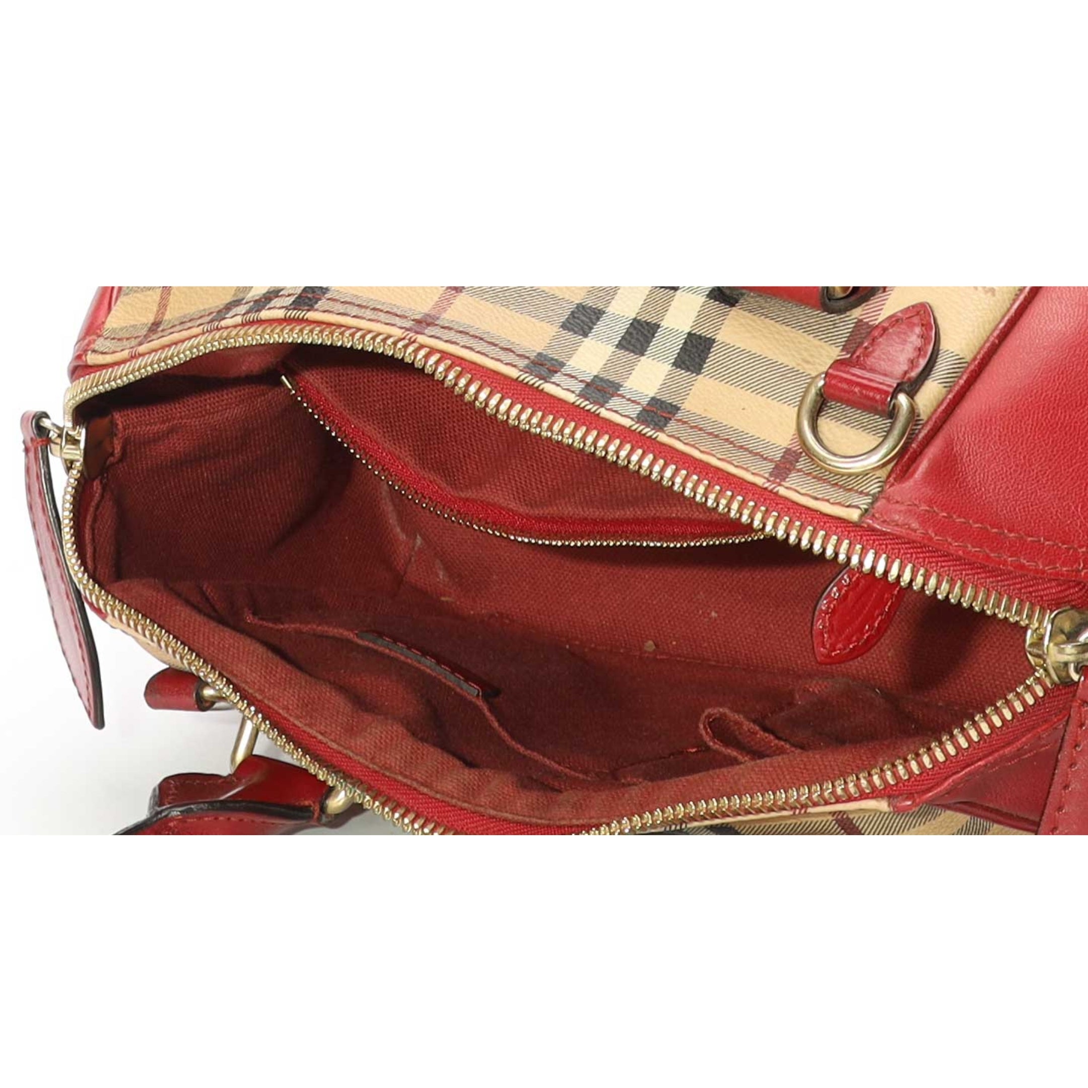 Burberry Haymarket Check Blaze Satchel Crossbody Bag