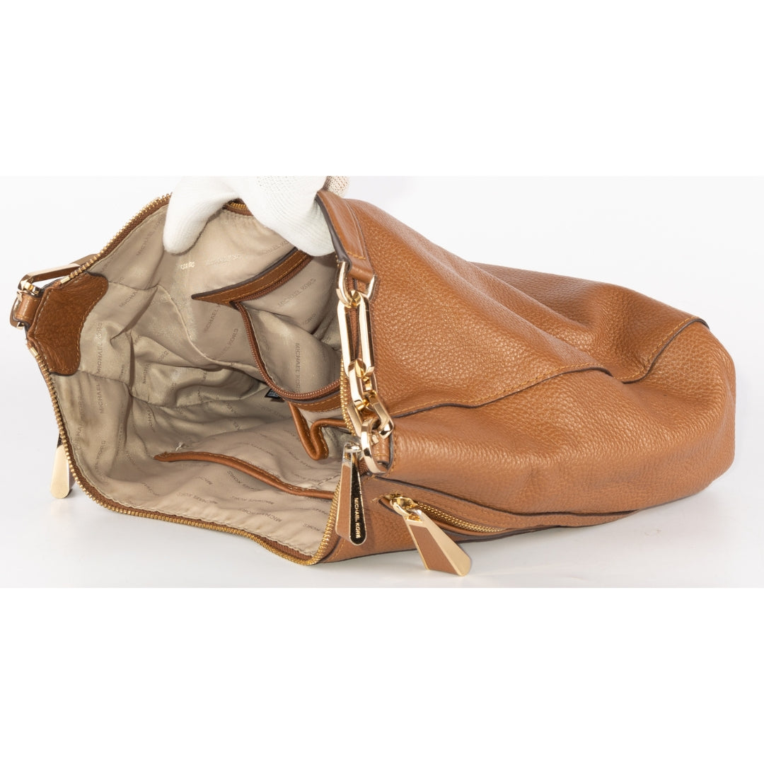 Michael Kors Brown Leather Matilda Hobo Bag