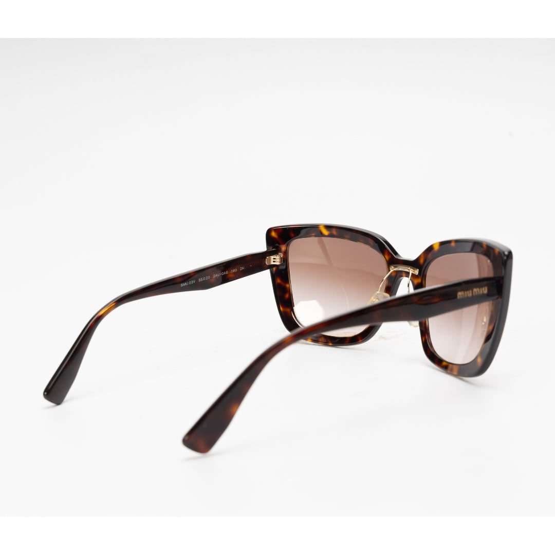 Miu Miu Women Brown Havana Sunglasses