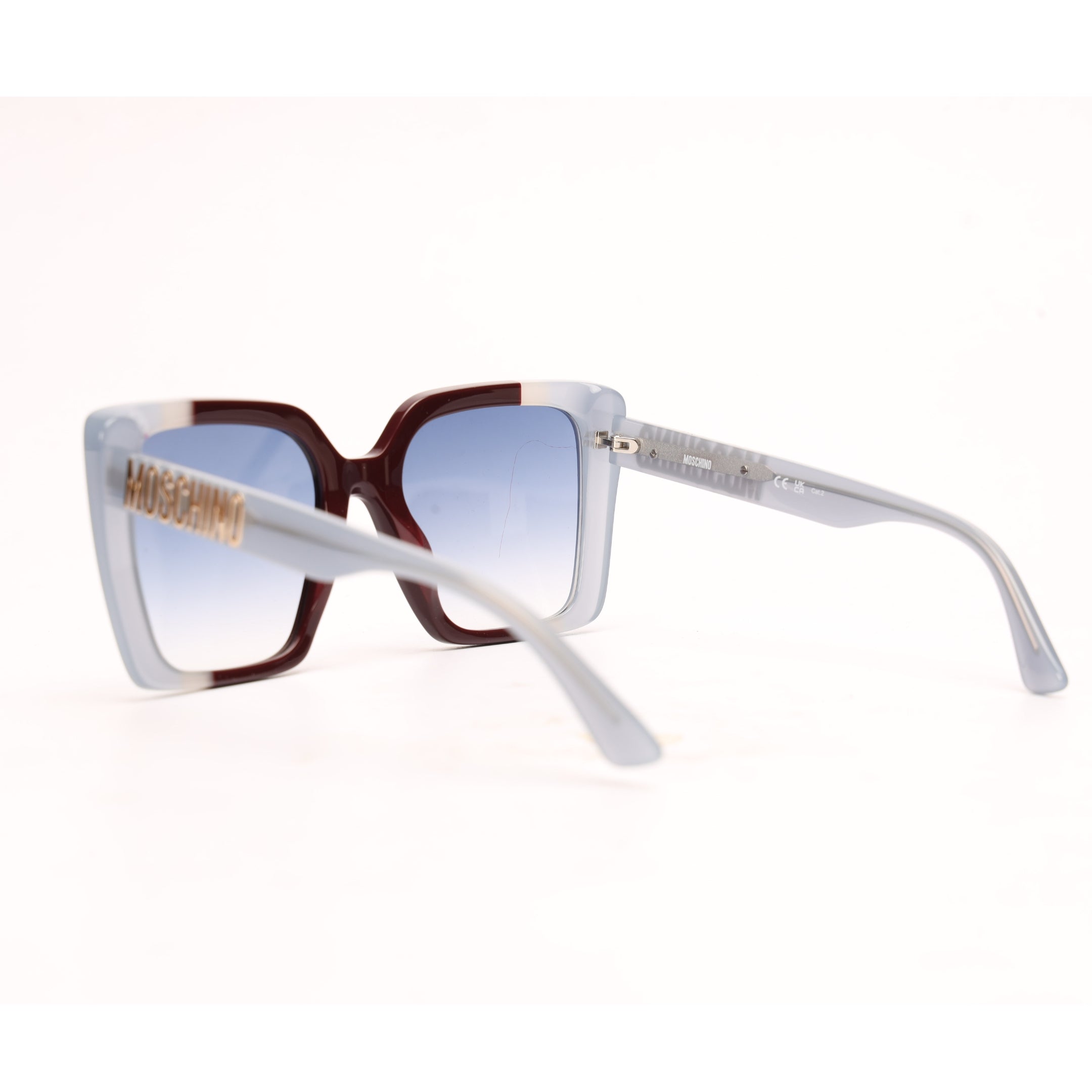 Moschino Dual Colour Full-Rim Square Sunglasses