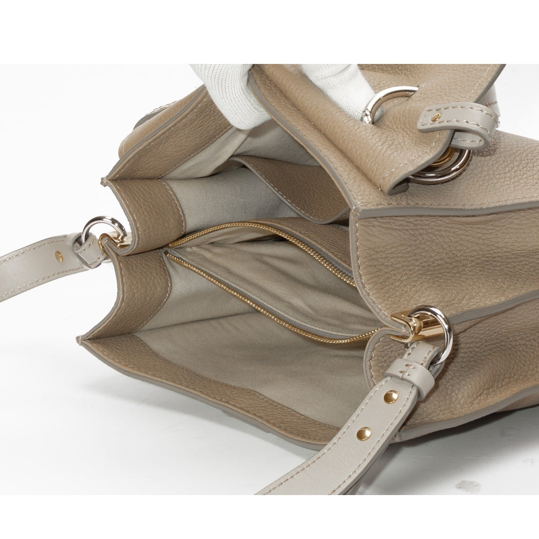 Chloe Beige Aby Day Shoulder Bag