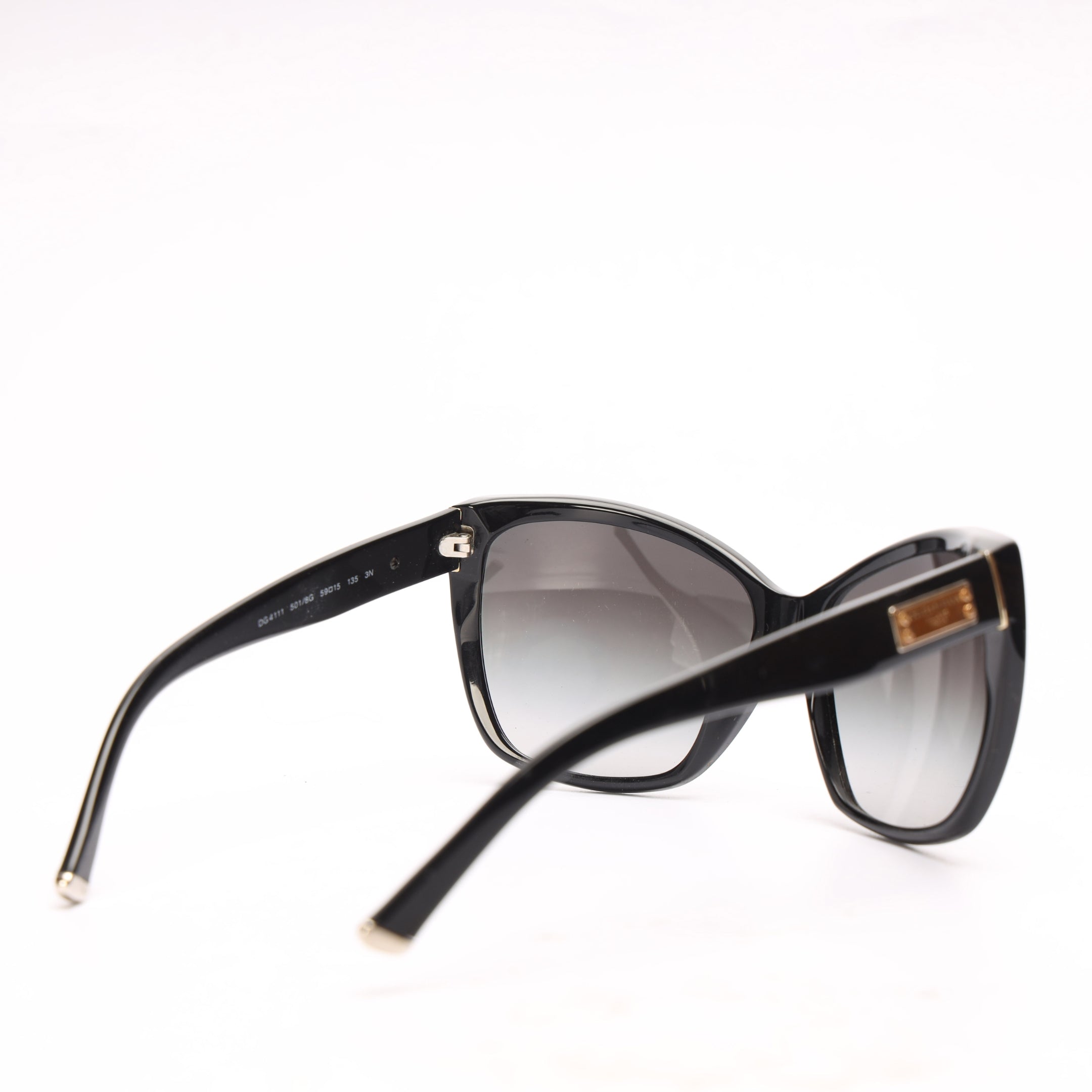 Dolce & Gabbana Black Oversized Sunglasses
