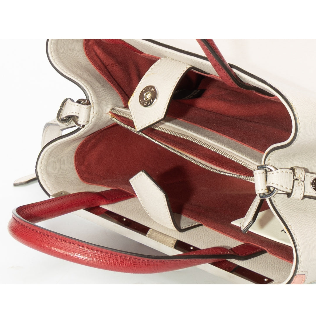 Fendi Tricolor Monster Eye 2Jours Convertible Satchel