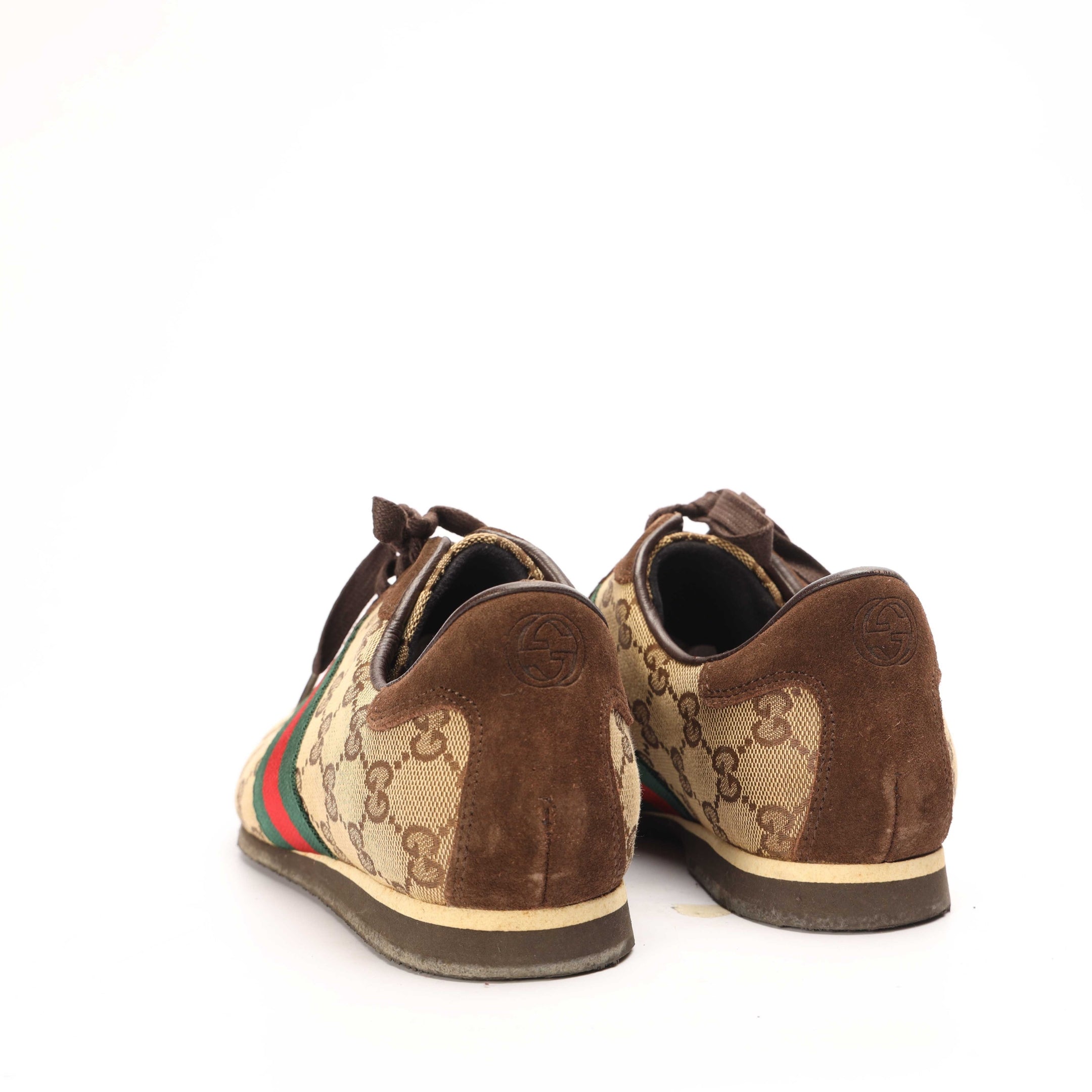Gucci Canvas Suede Sneakers