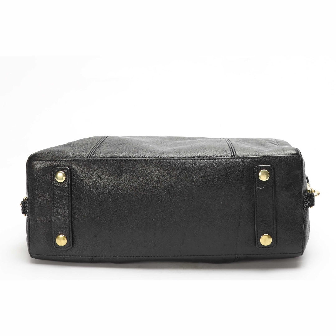 Coach Ashley Black Convertible Satchel