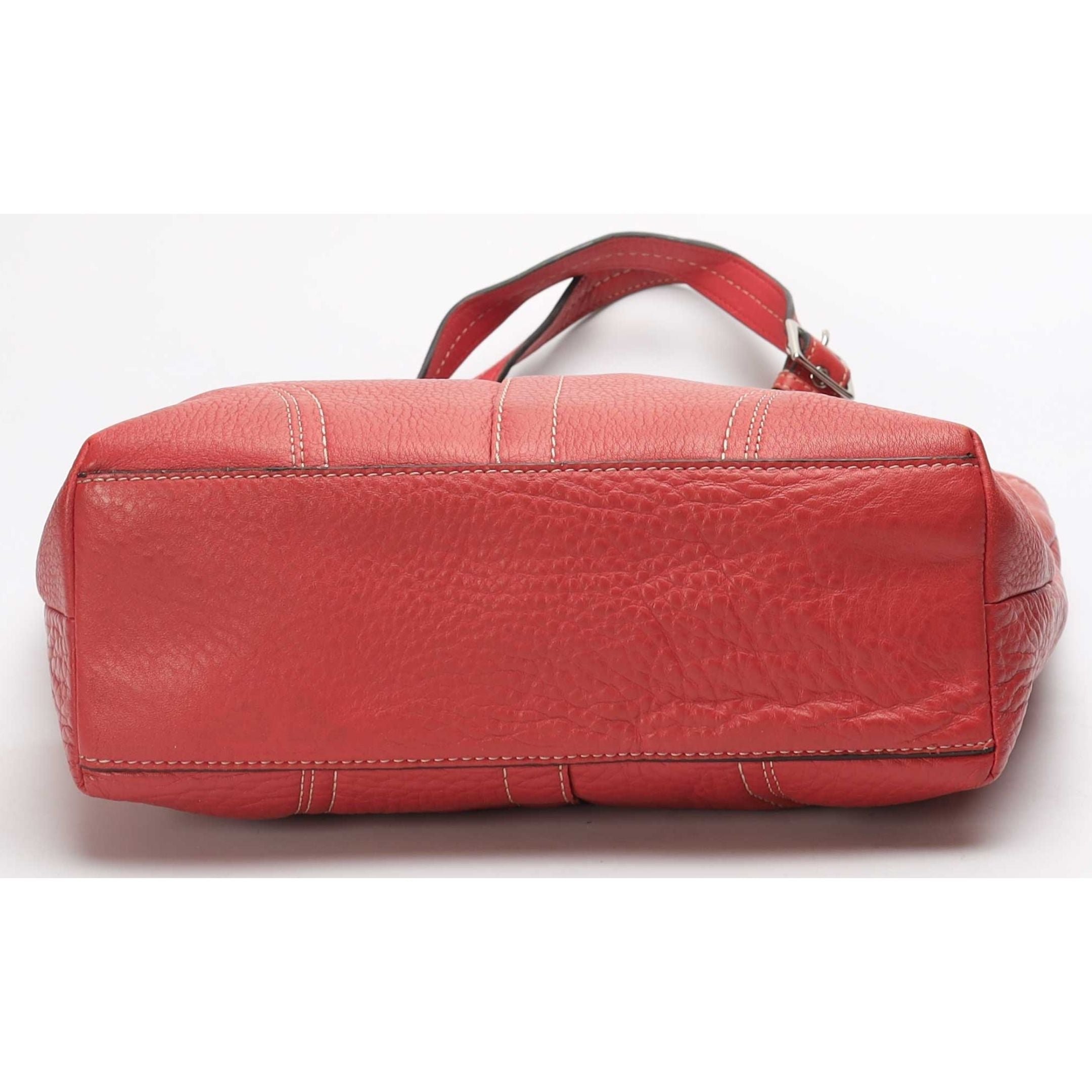 Coach Solid Red Hamilton Tote Bag