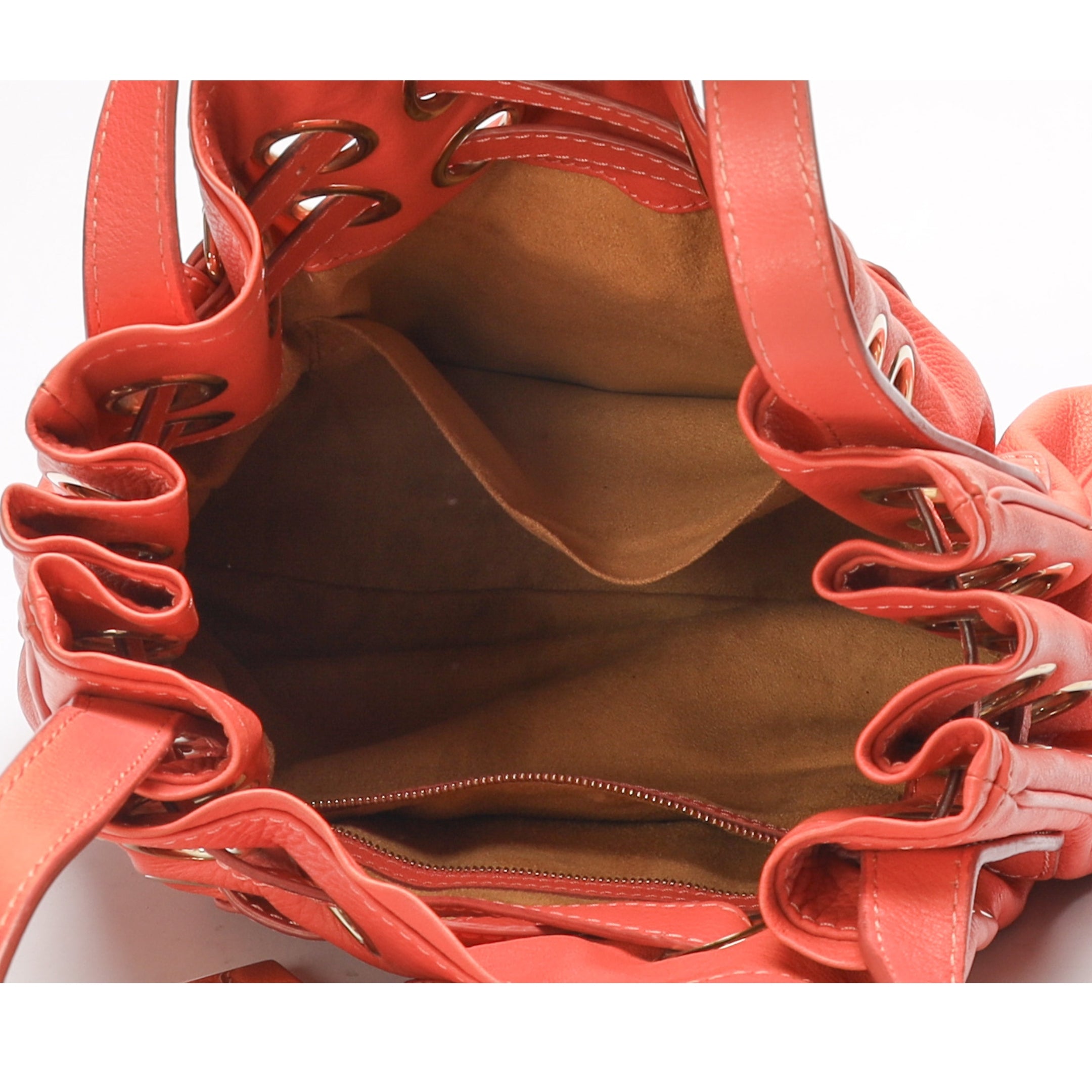 Jimmy Choo Peach Ramona Shoulder Bag