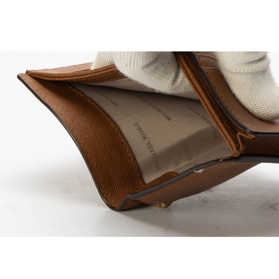 Michael Kors Brown Empire Tri-Fold Wallet