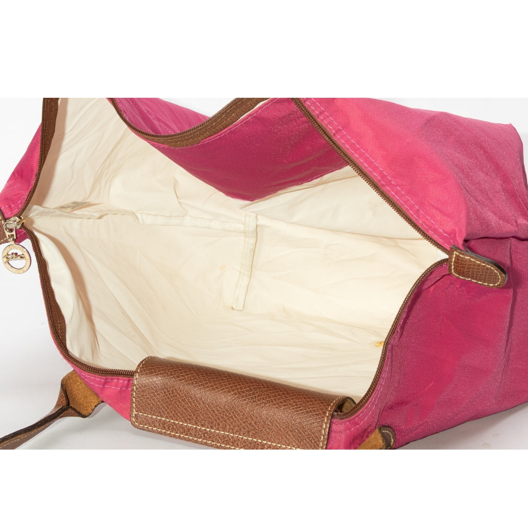 Longchamp Pink Nylon Le Pliage Tote