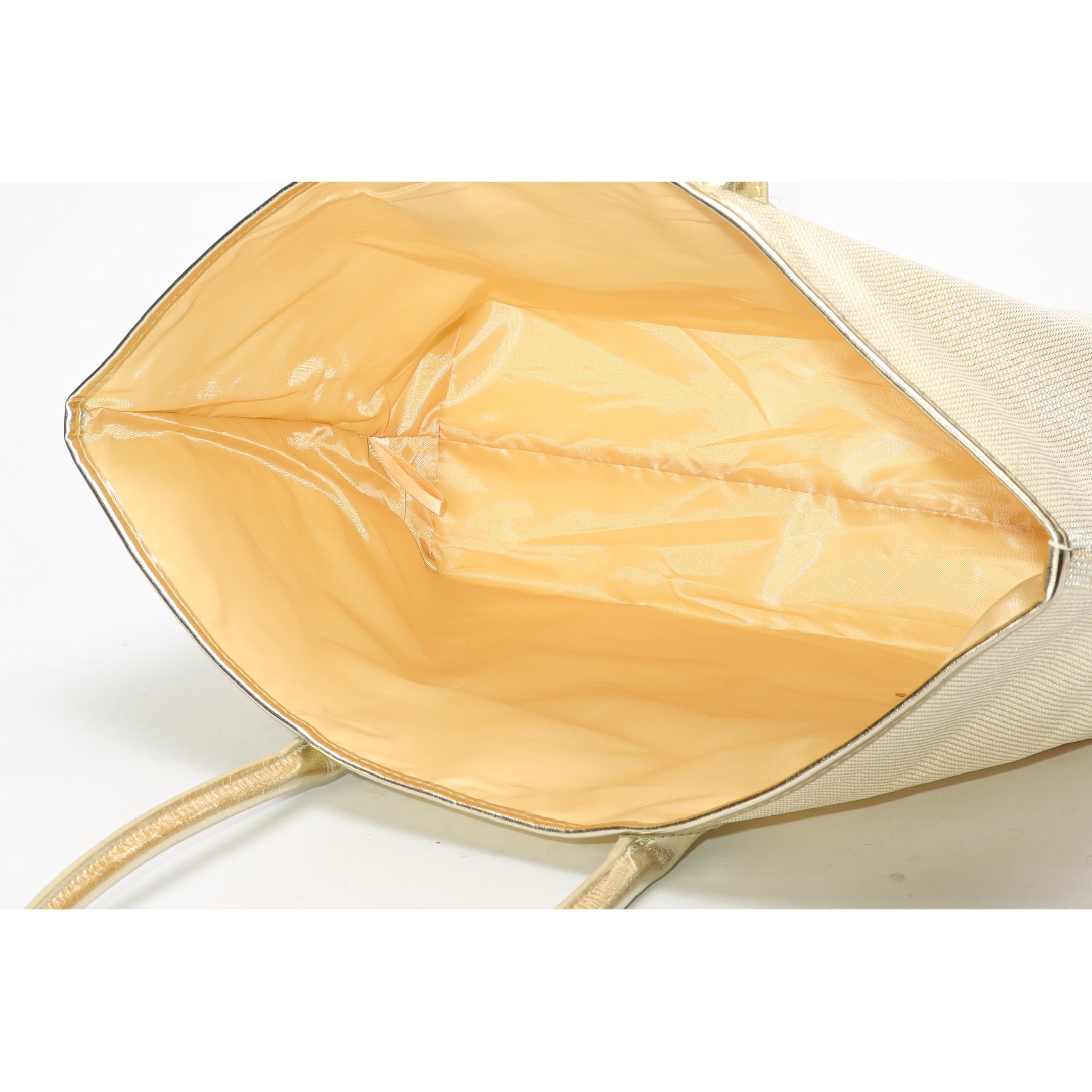 Michael Kors Gold Metallic Shopper Tote