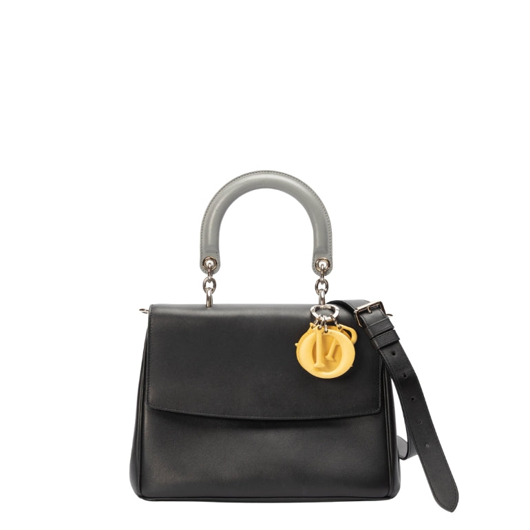 Dior Black Leather Medium Be Dior Flap Bag