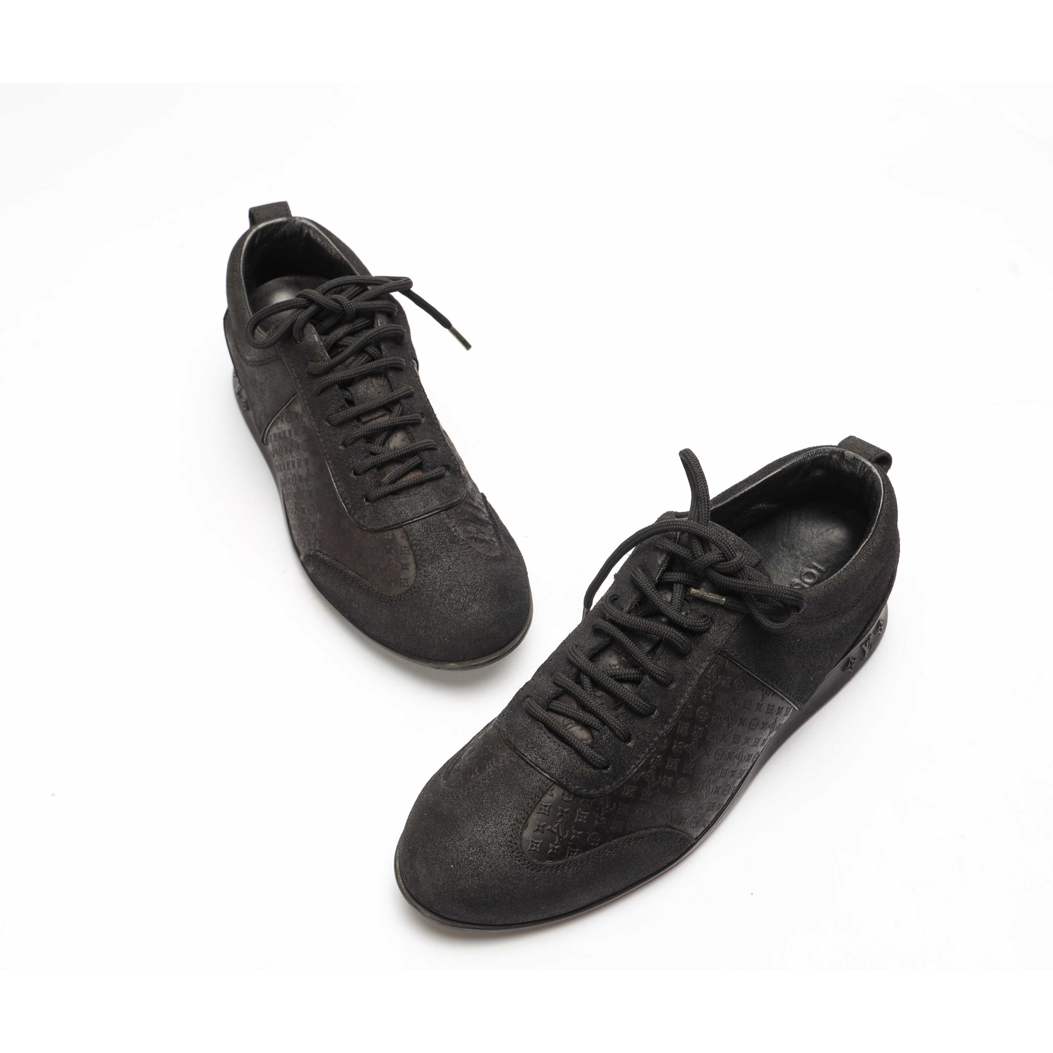 Louis Vuitton Monogram Suede Low Top Sneakers