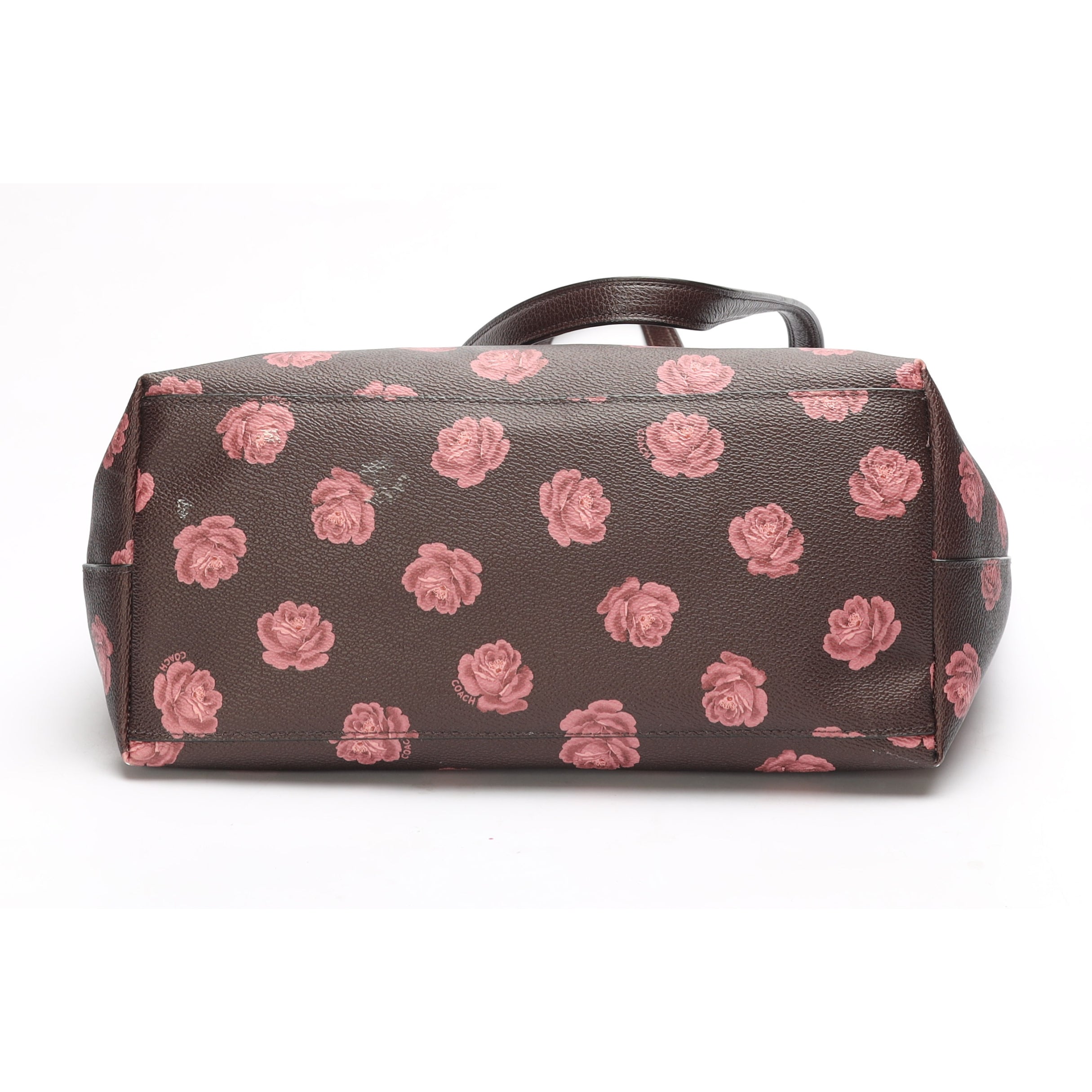 Coach Rose Print City Zip Tote