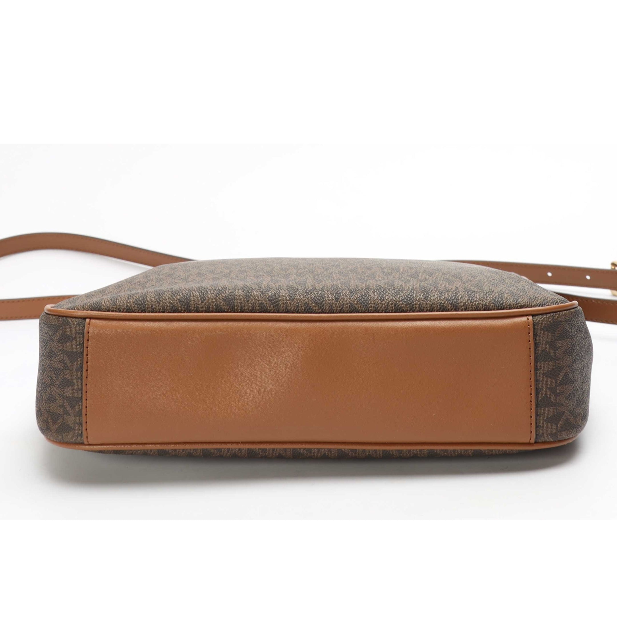 Michael Kors Kensington Brown Logo Crossbody Bag