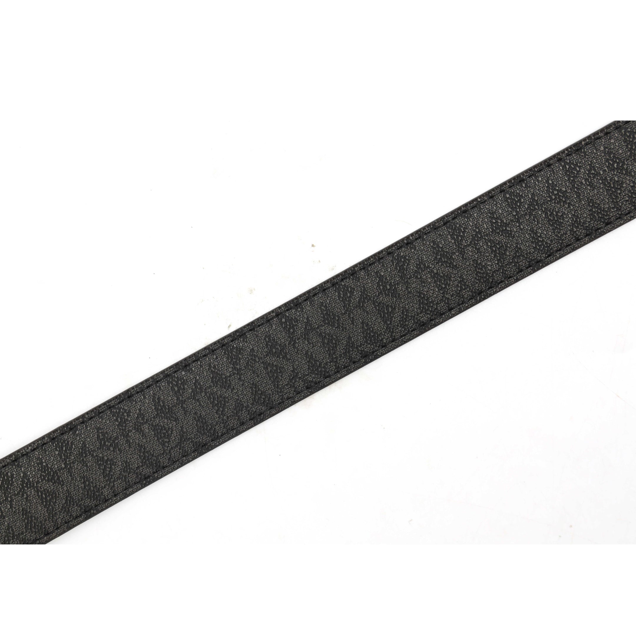 Michael Kors Black Logo Reversible Leather Belt