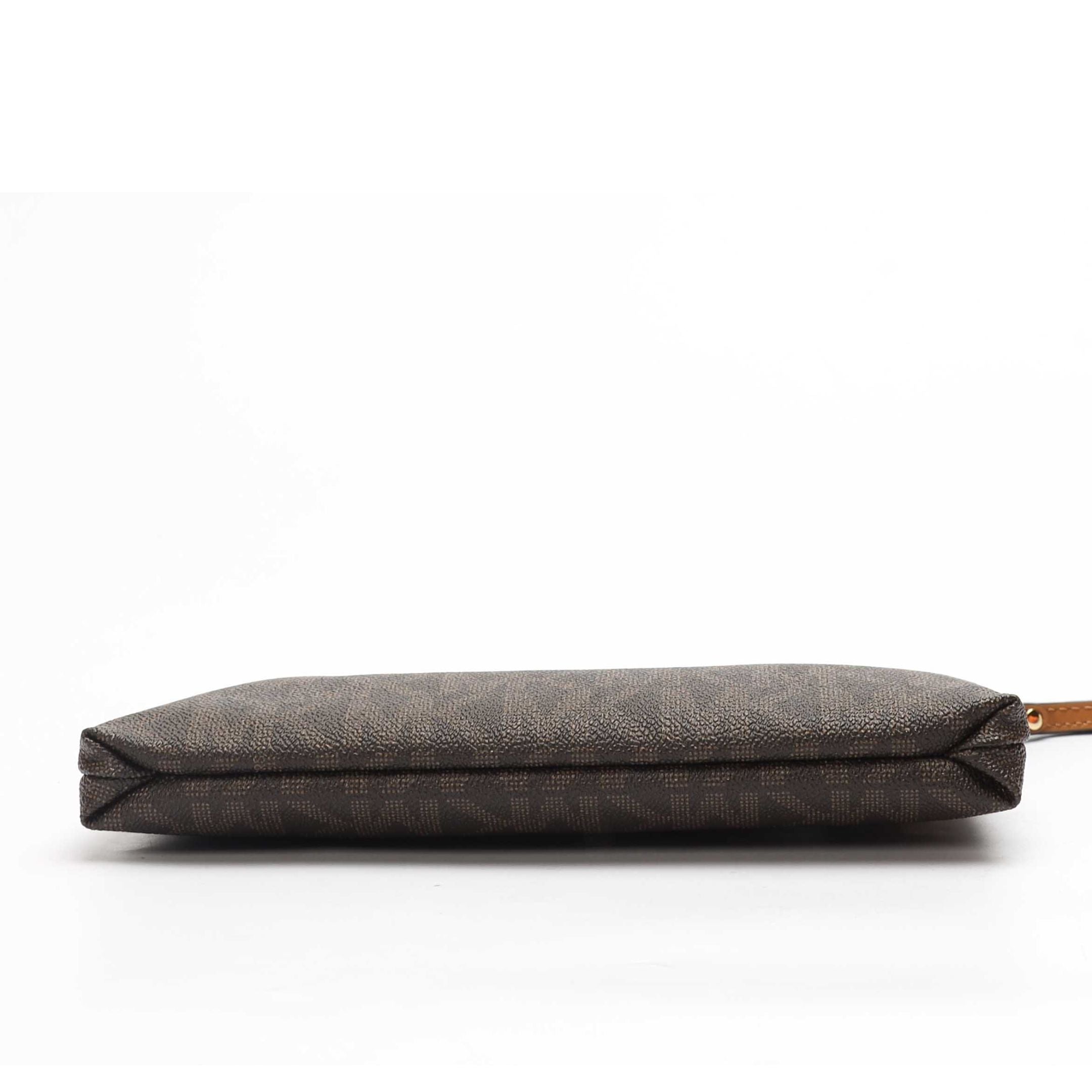Michael Kors Charlton Medium Brown Wristlet