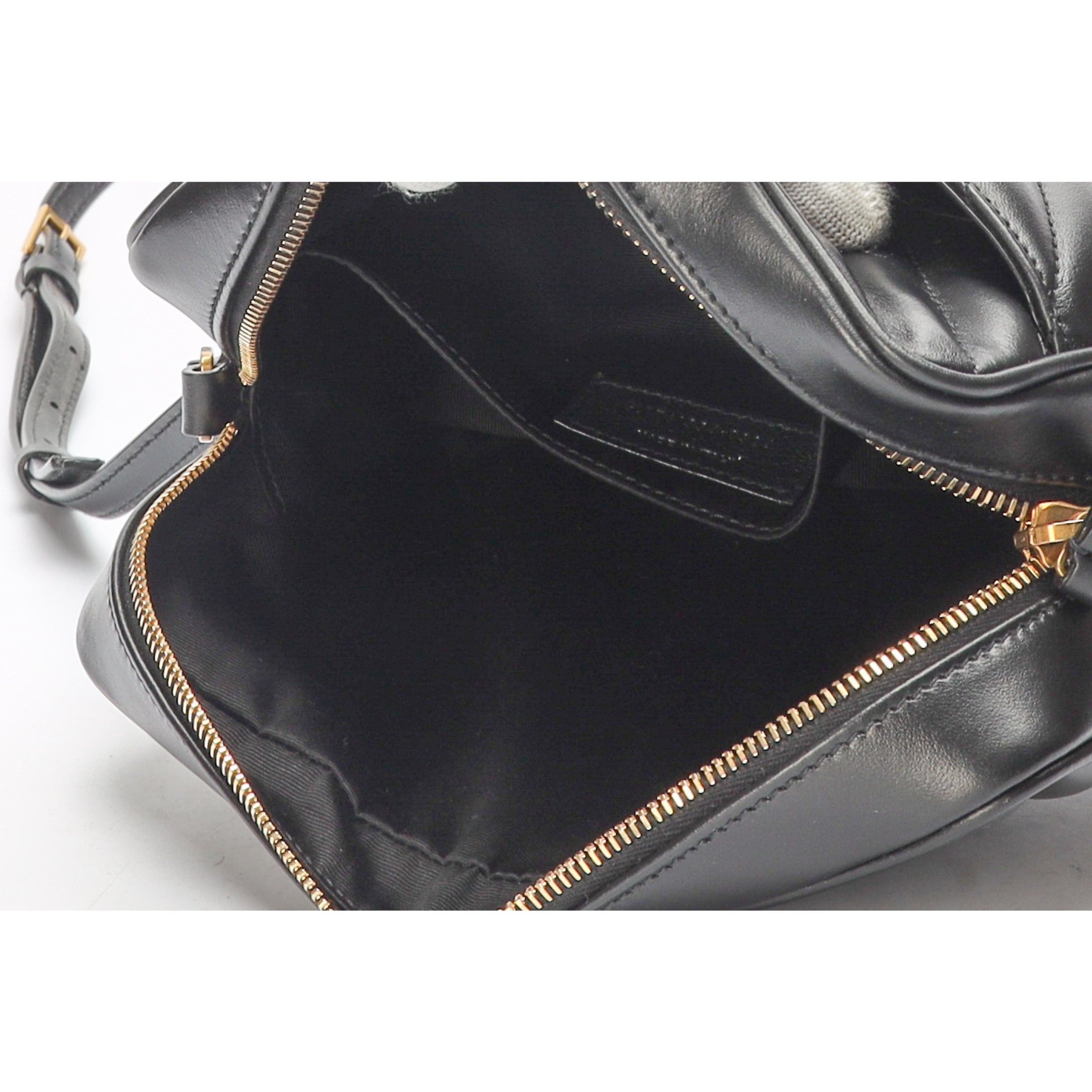 Saint Laurent Black Lou Quilted CrossBody Bag