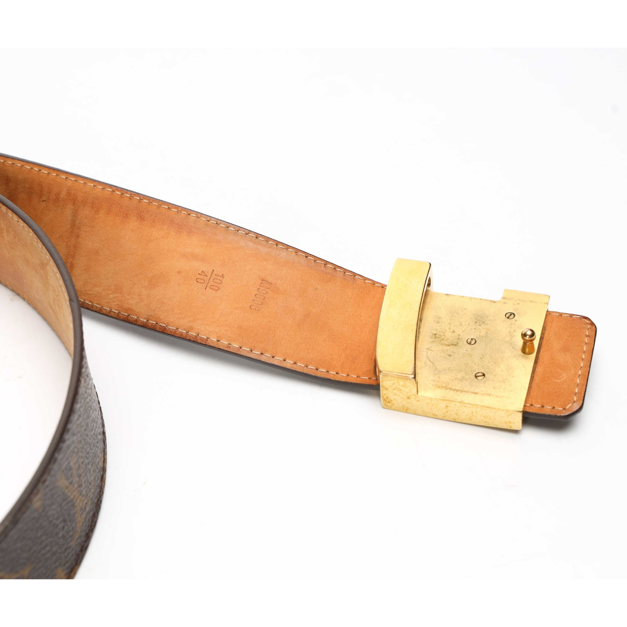 Louis Vuitton Monogram Canvas Initiales Belt