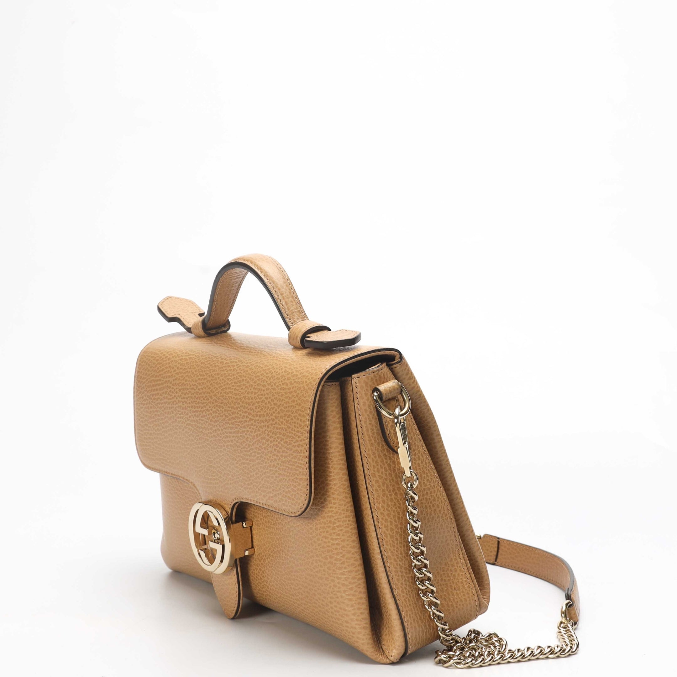 Gucci Beige Interlocking GG Cross Body Bag