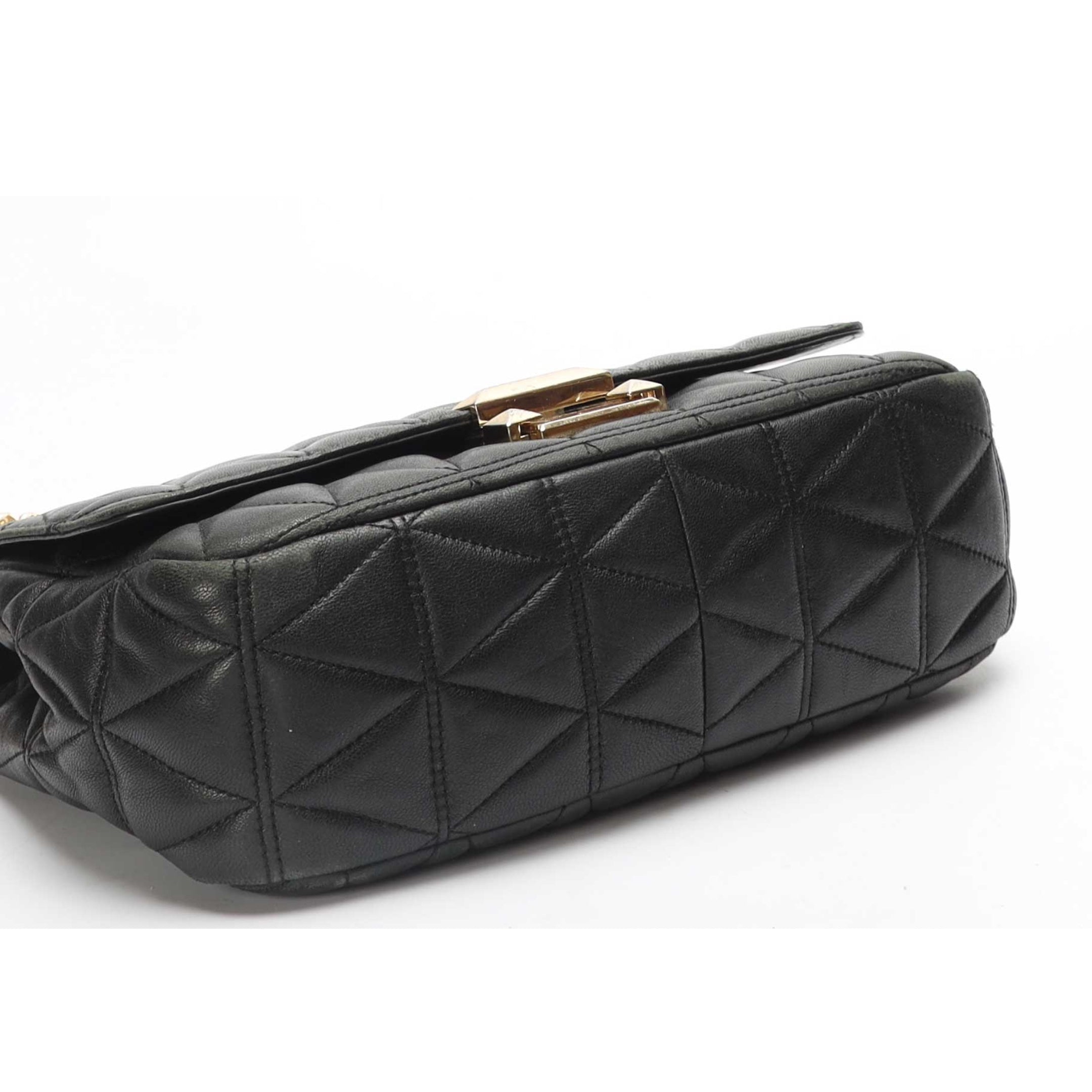 Michael Kors Black Quilted Sling