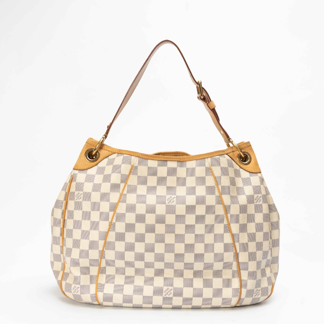 Louis Vuitton White Damier Azur Galliera GM Tote