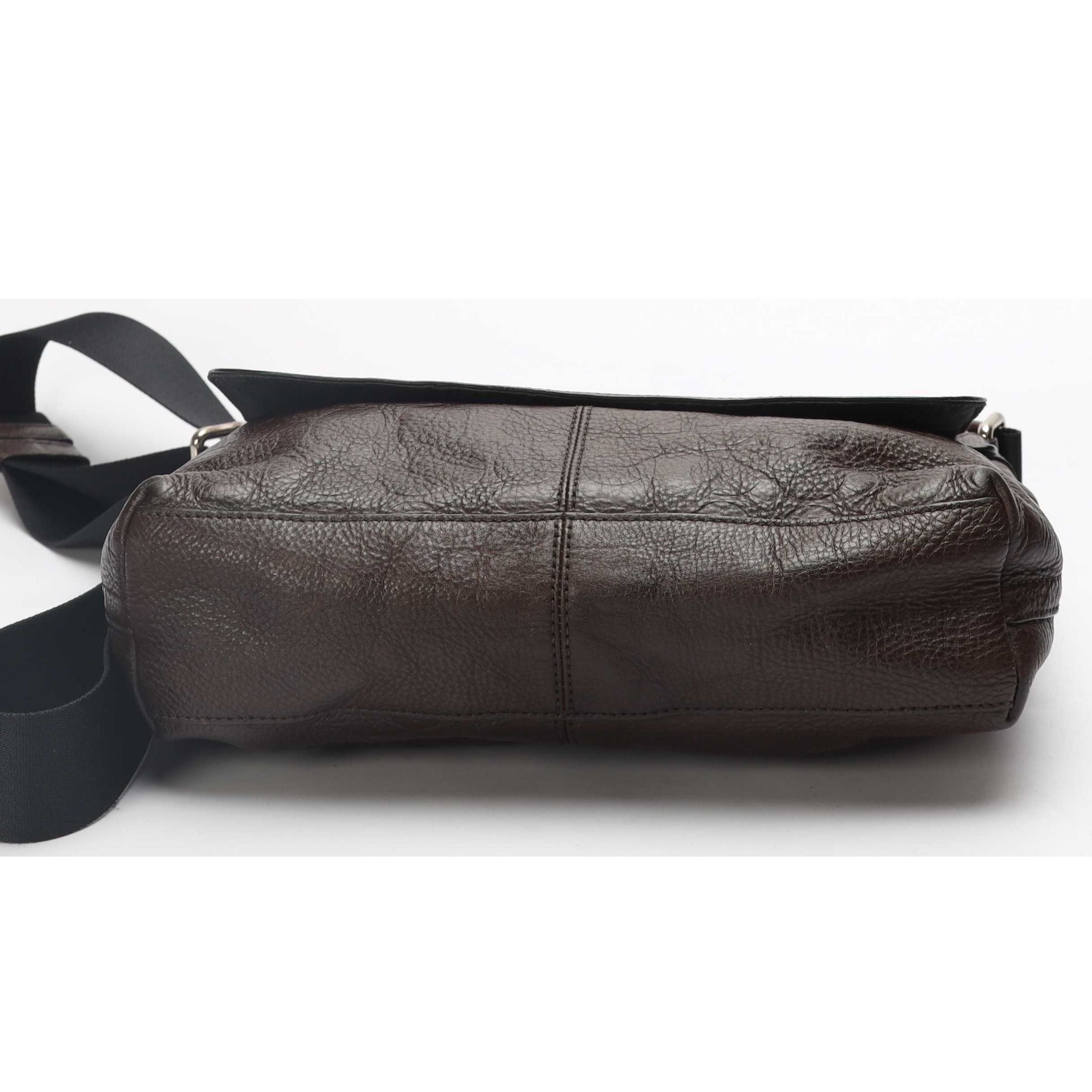 Coach Brown Flap Messenger Bag
