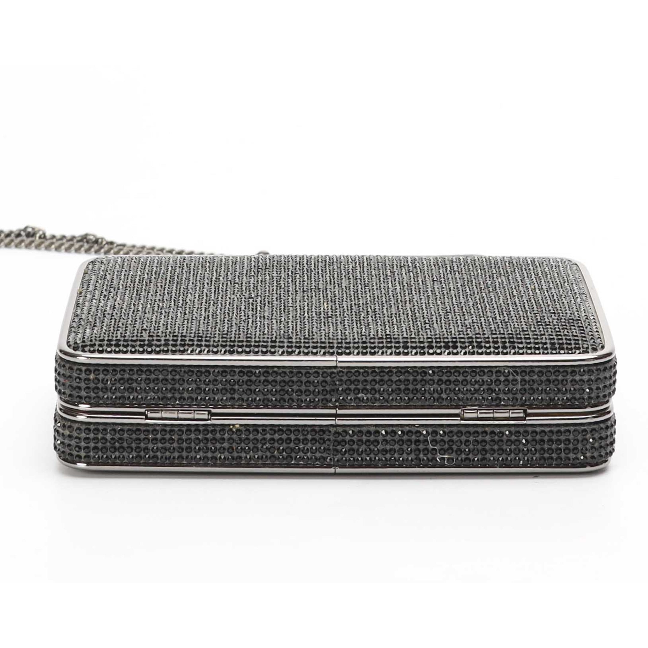 Michael Kors Elsie Black Crystal Clutch