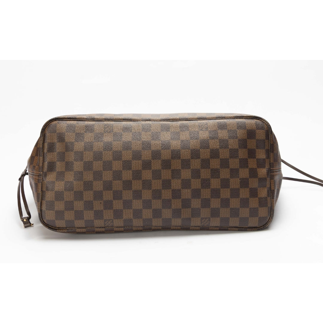 Louis Vuitton Damier Ebene Neverfull GM Tote Bag