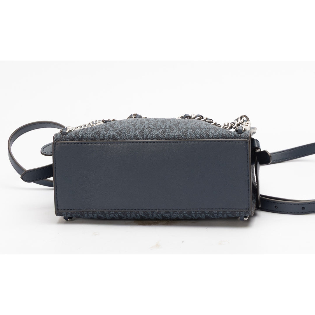 Michael Kors Mina Signature Logo Chain Crossbody Bag