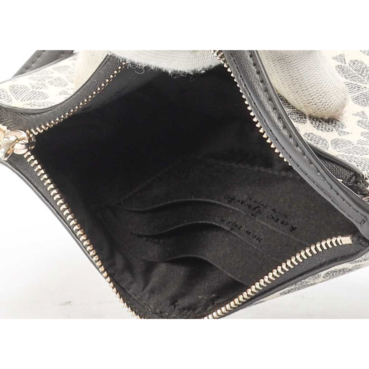 Kate Spade Black Spade Flower Wristlet