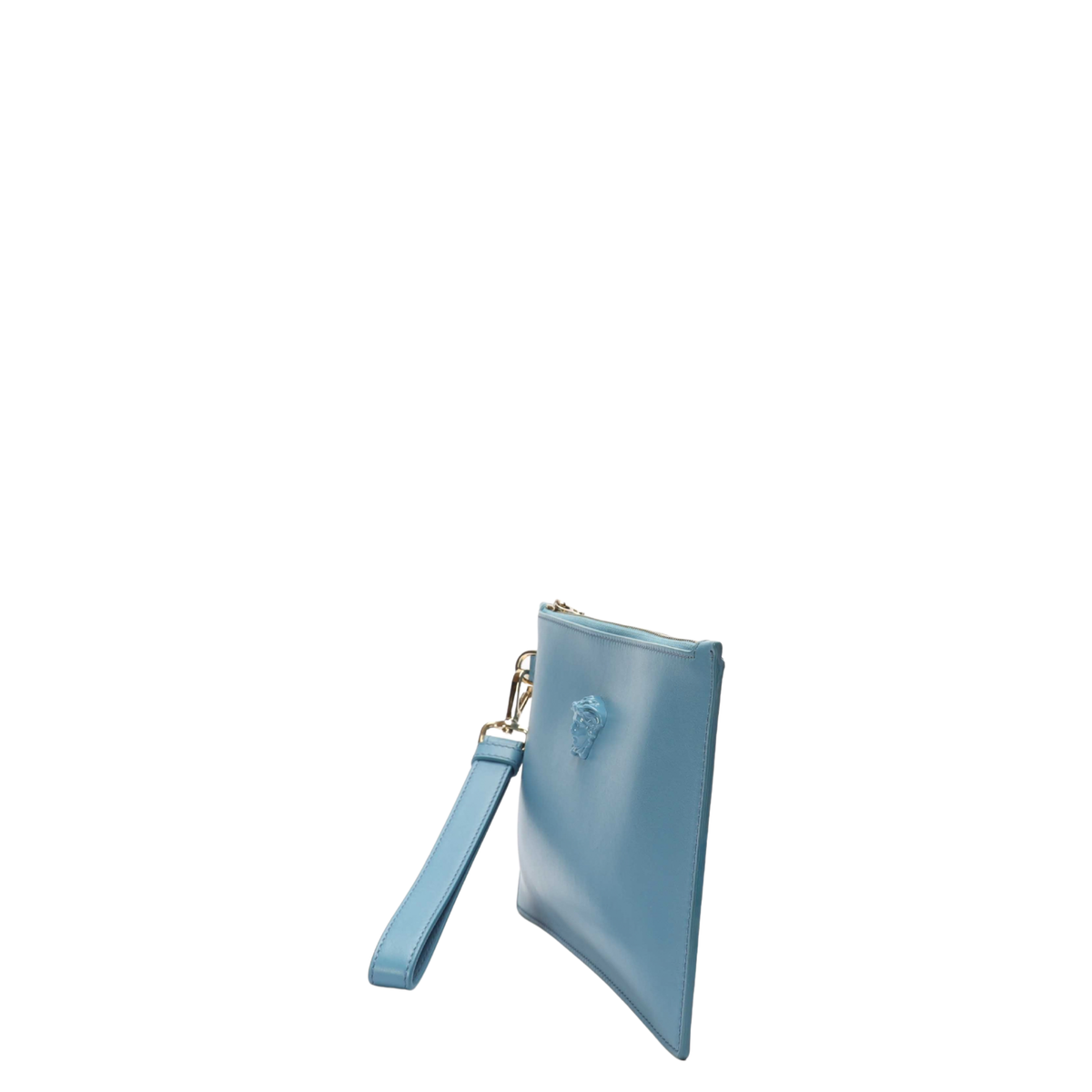 Versace La Medusa Blue Wristlet