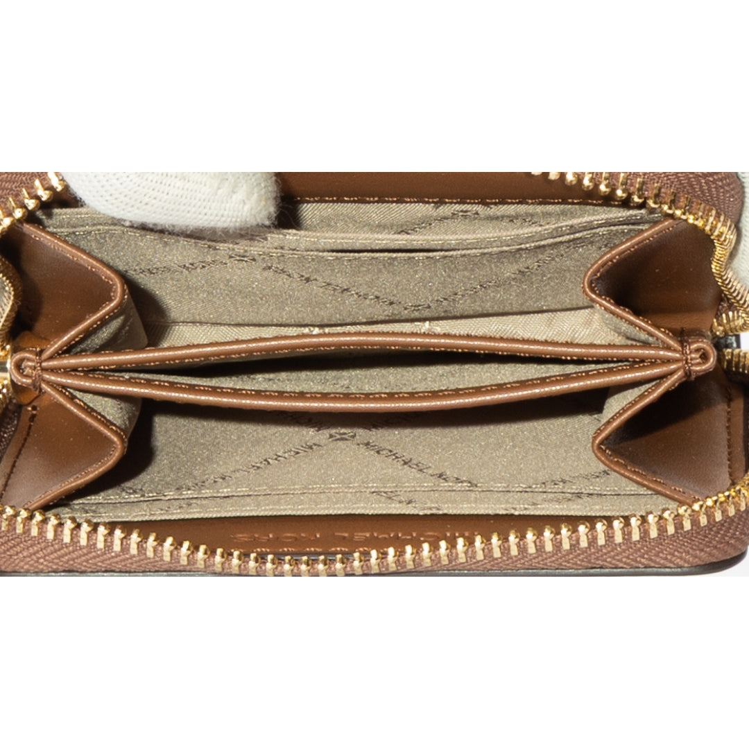 Michael Kors Jet Set Small Logo Zip-Around Card Case