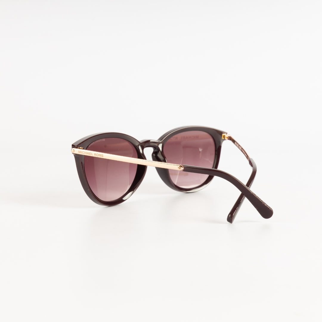 Michael Kors Cordovan Gradient Round Sunglasses