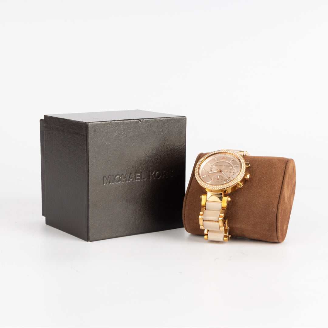 Michael Kors Parker Rose Gold-Tone Watch