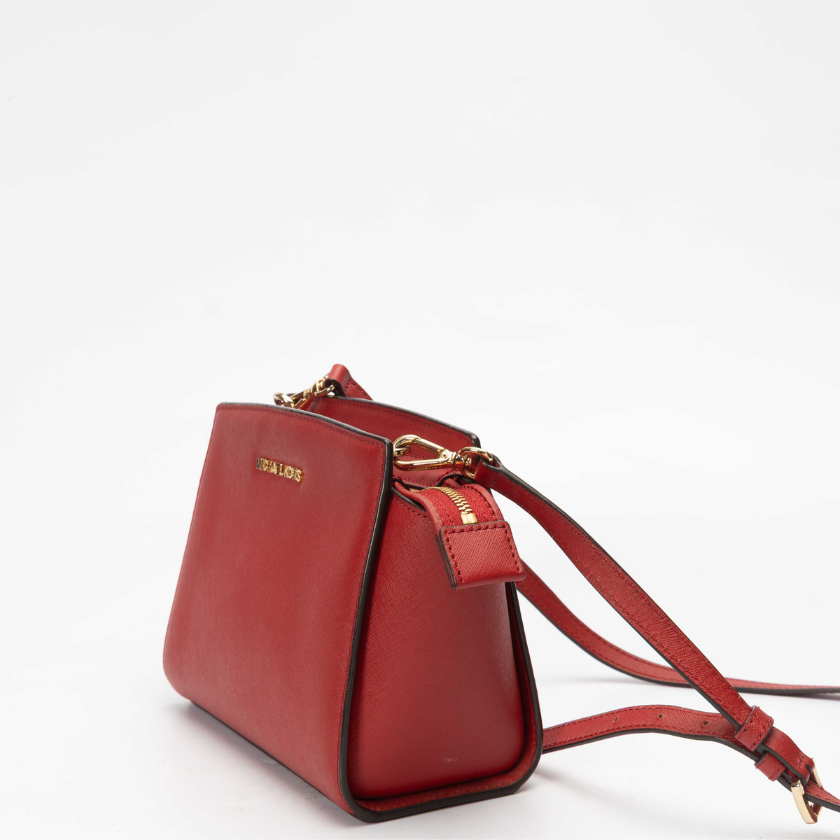 Michael Kors Red Selma Messenger Bag