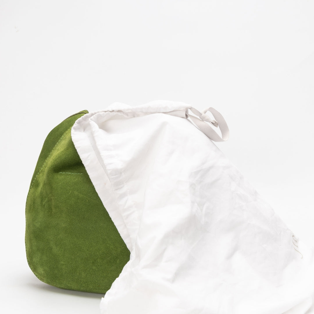 Jimmy Choo Green Suede Stevie Hobo Bag