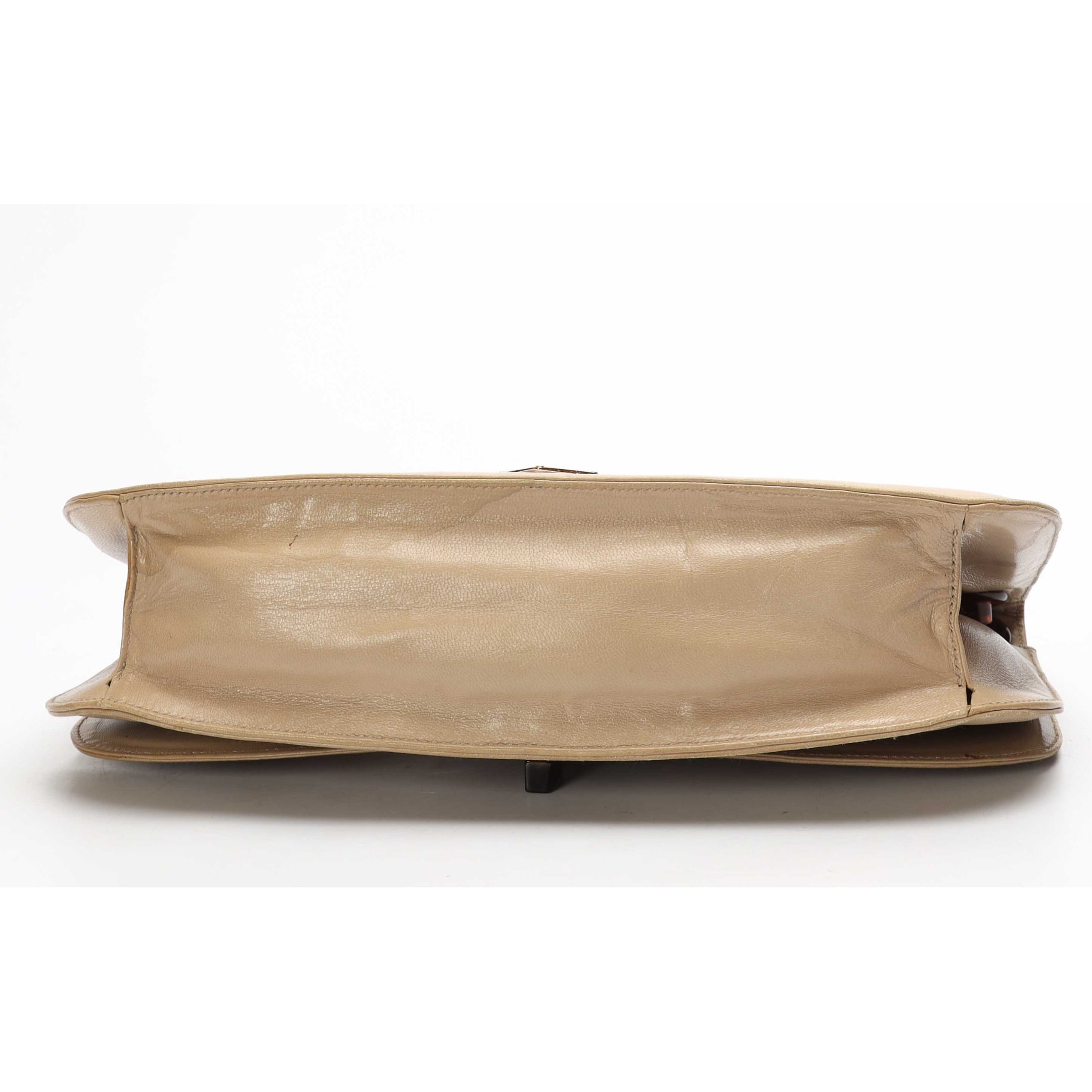 Prada Beige Madras Swing Shoulder Bag