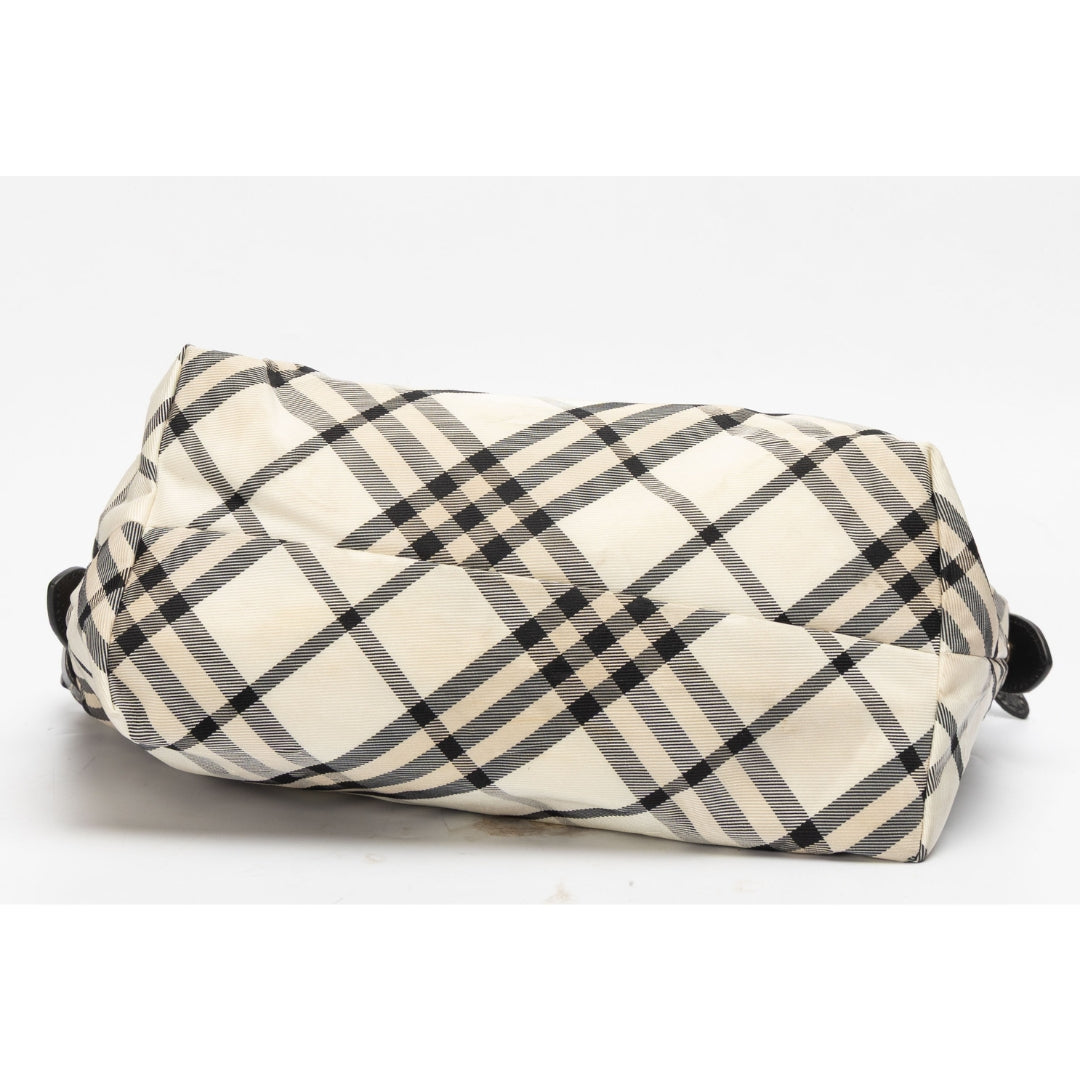 Burberry Nova Check Canvas Tote Bag