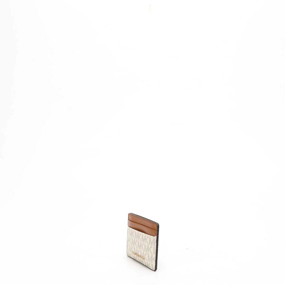 Michael Kors Logo Vanilla Card Case