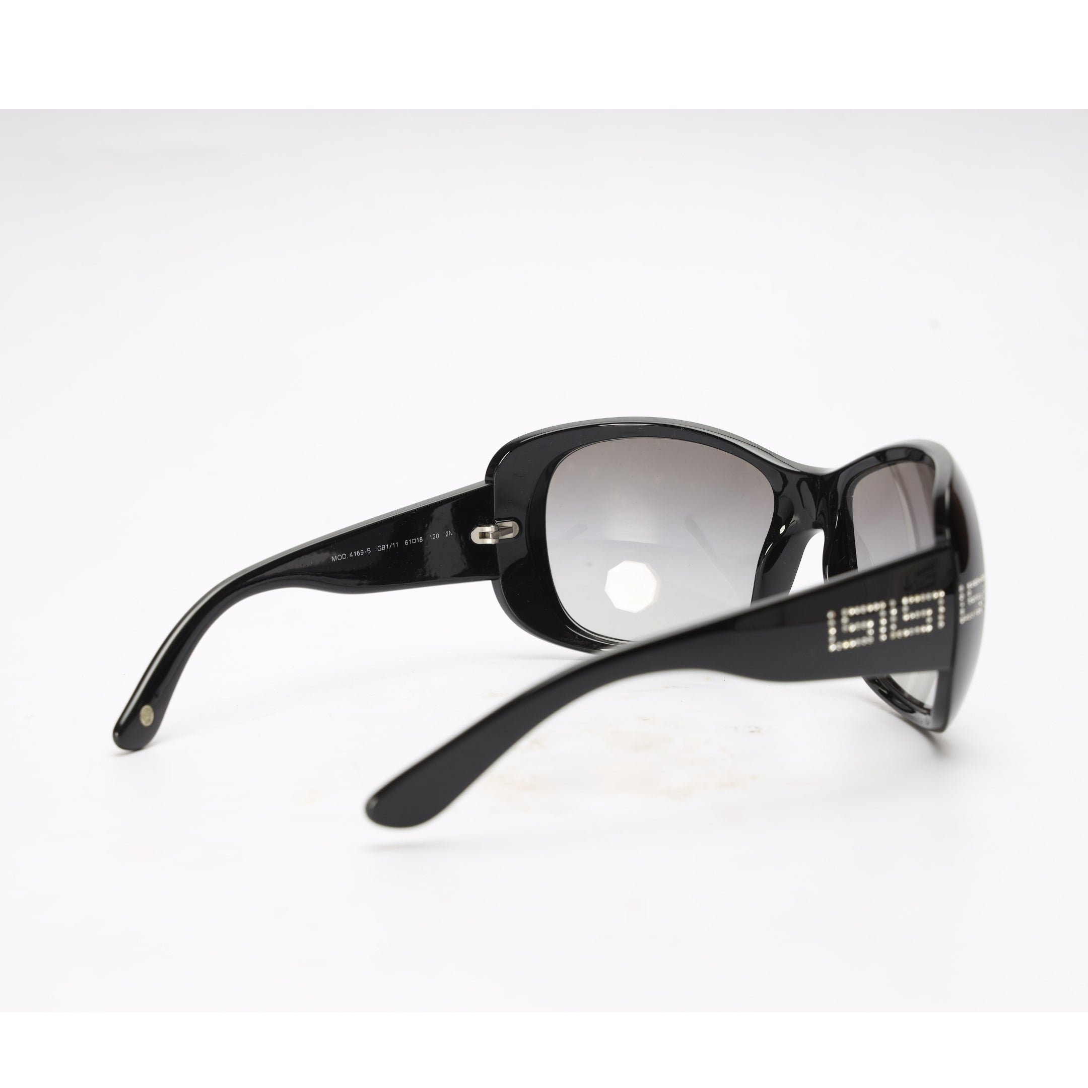 Versace Black Oversized Women Sunglasses