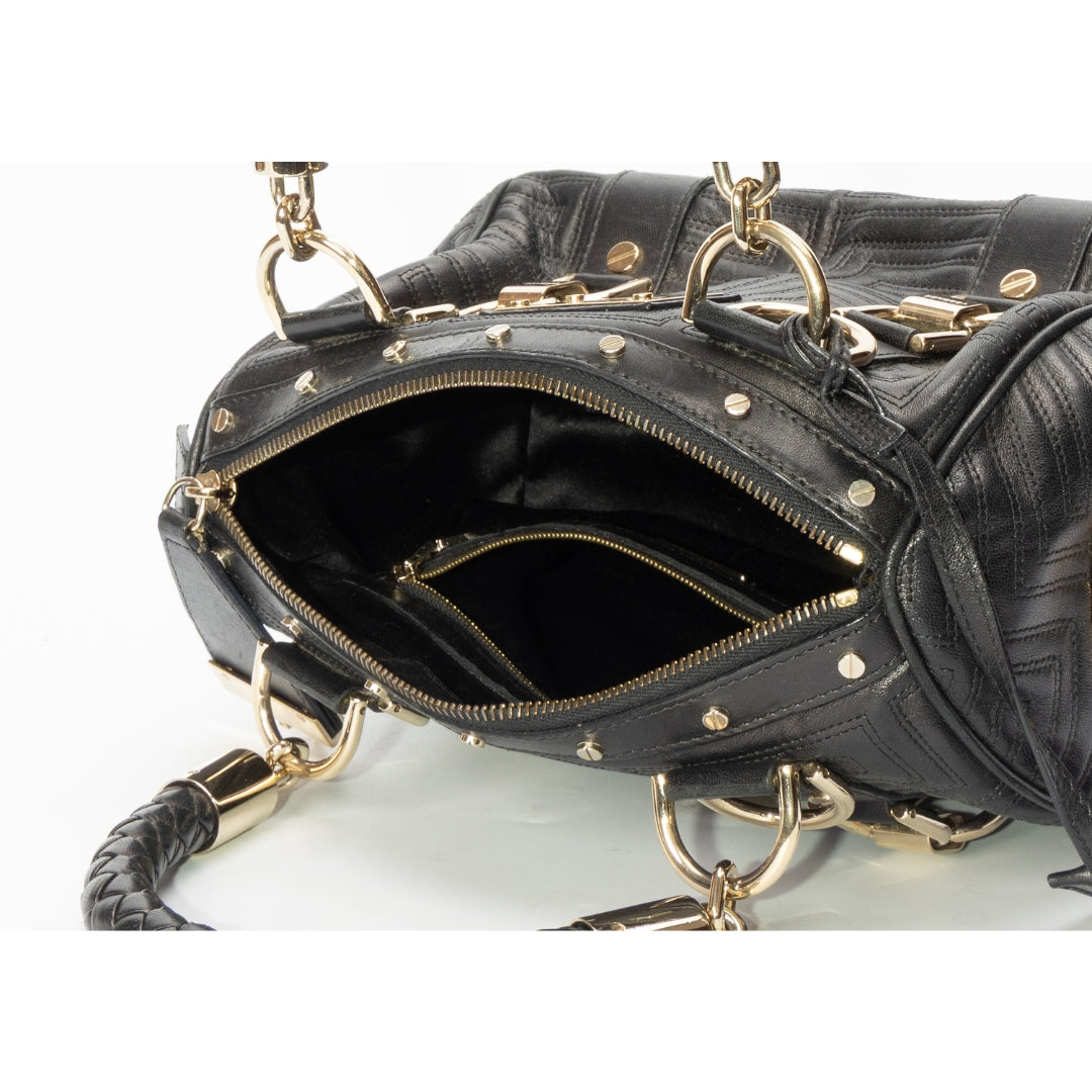 Gianni Versace Couture Quilted Satchel
