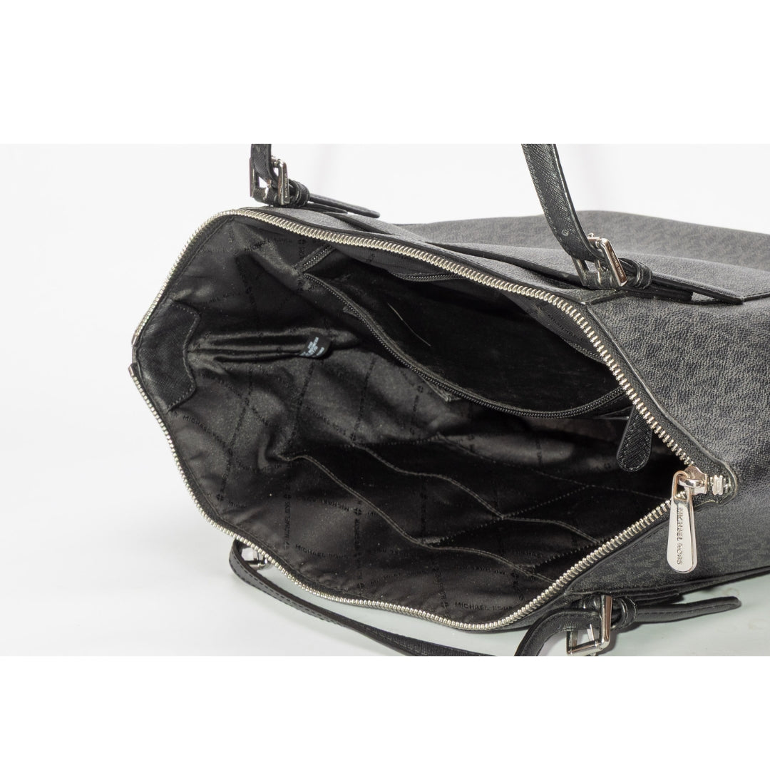 Michael Kors Ciara Black Logo Tote
