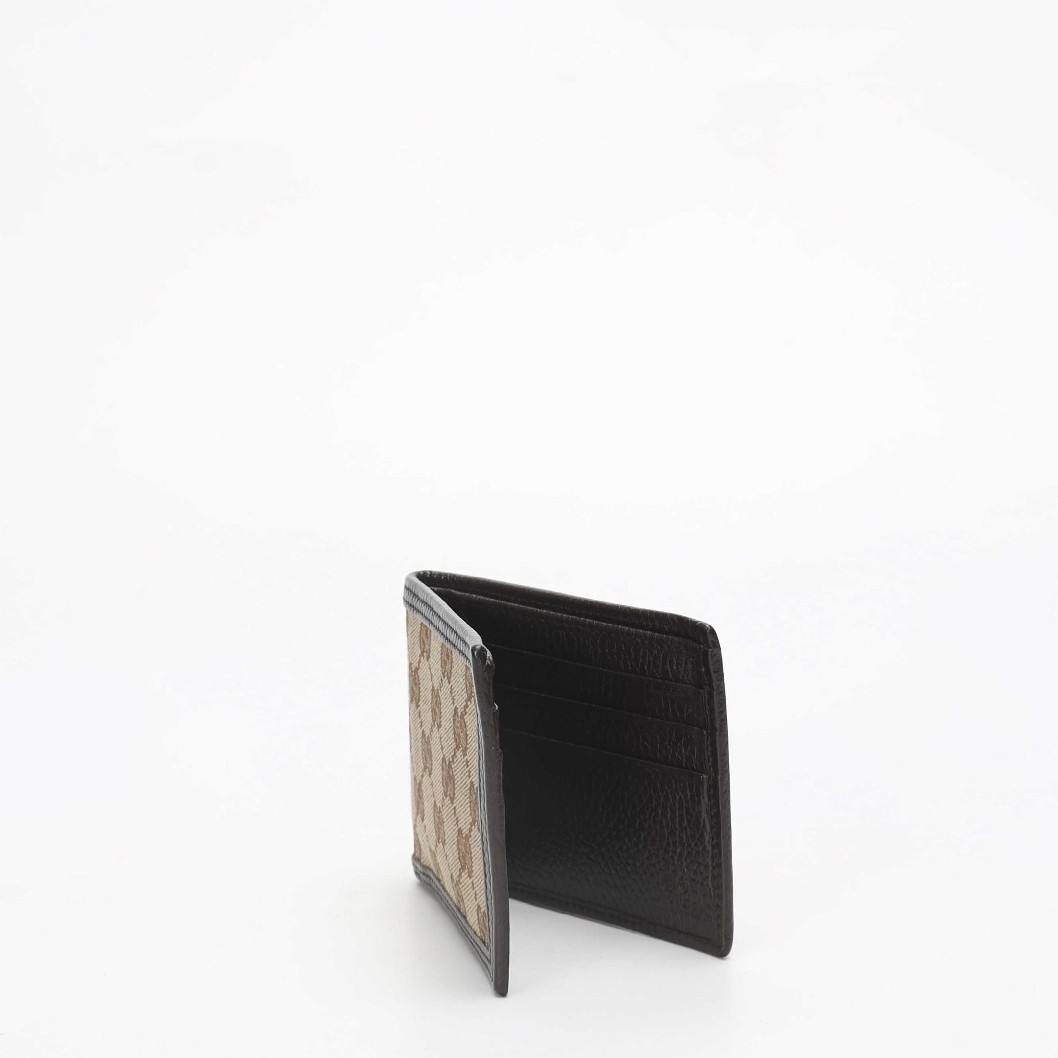 Gucci Beige GG Canvas Dollar Bifold Wallet