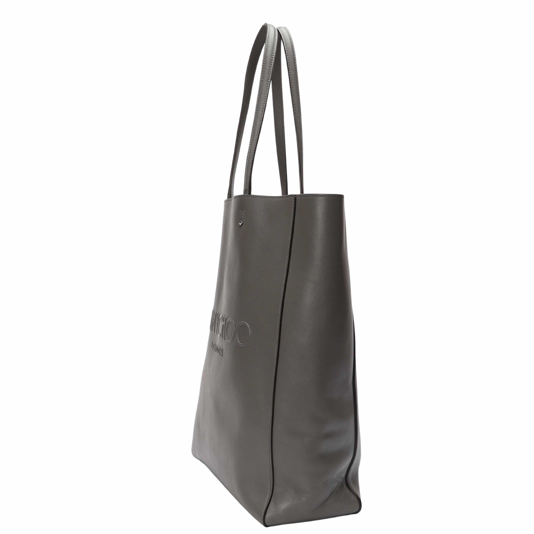 Jimmy Choo Grey Large Lenny Tote