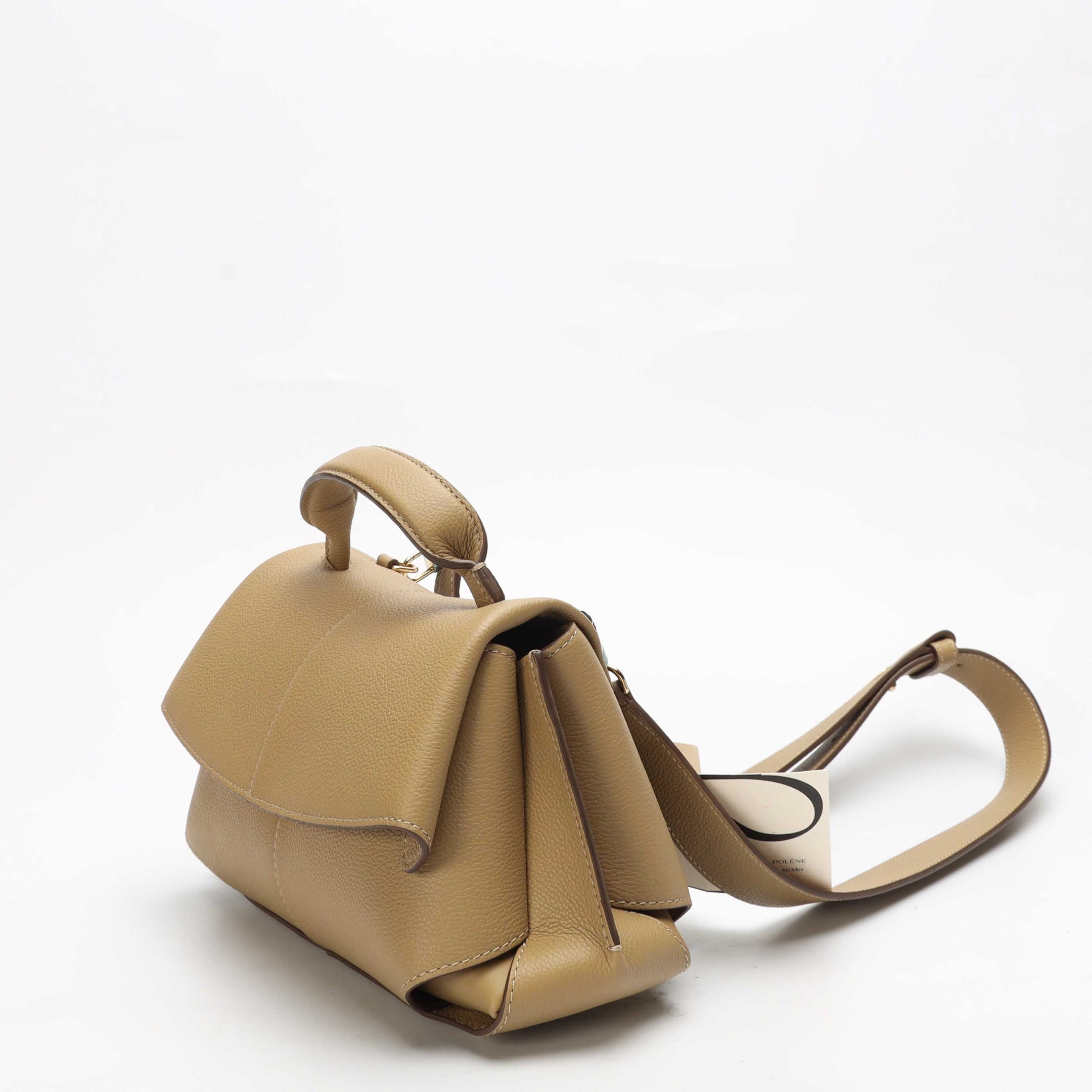 Polene Mokki Mini Ocher Crossbody Bag