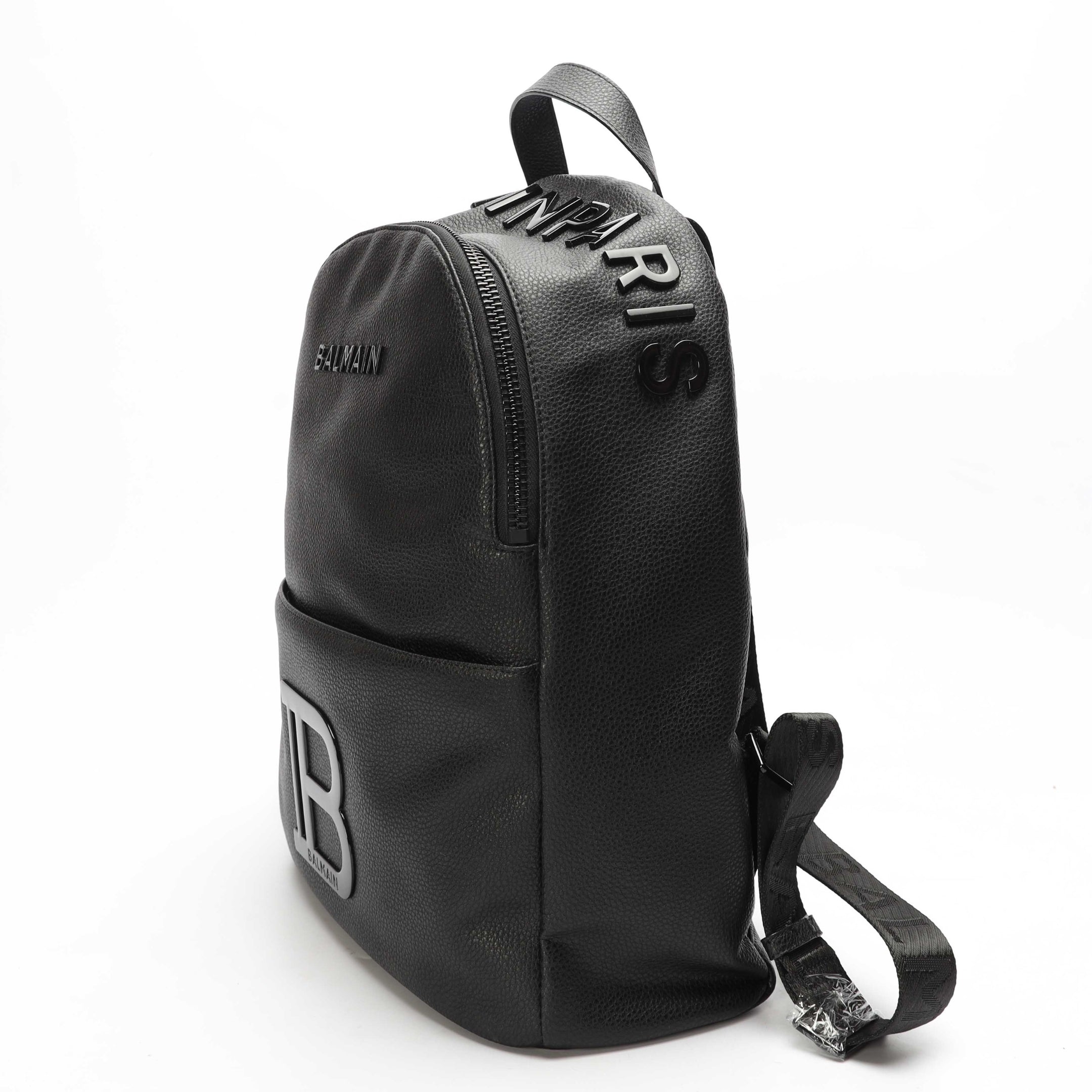 Balmain Black Backpack