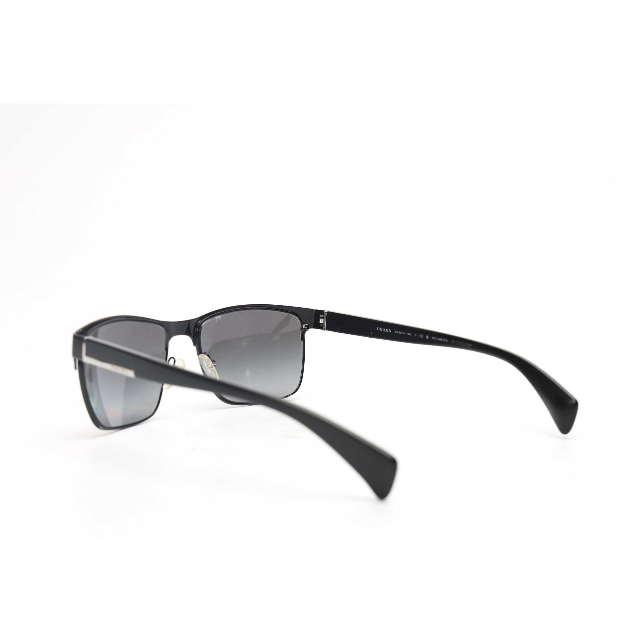 Prada Black Rectangular Sunglasses