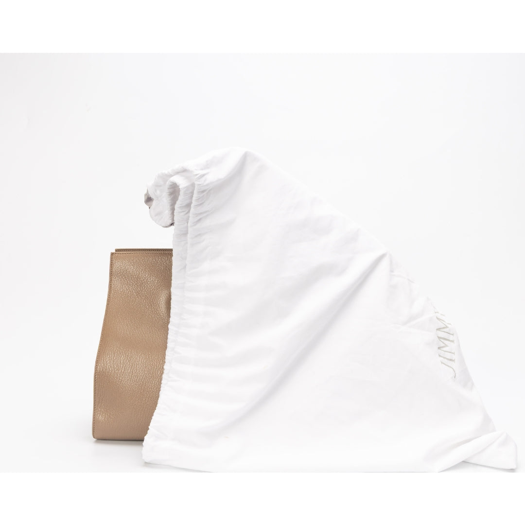 Jimmy Choo Beige Riley Convertible Tote