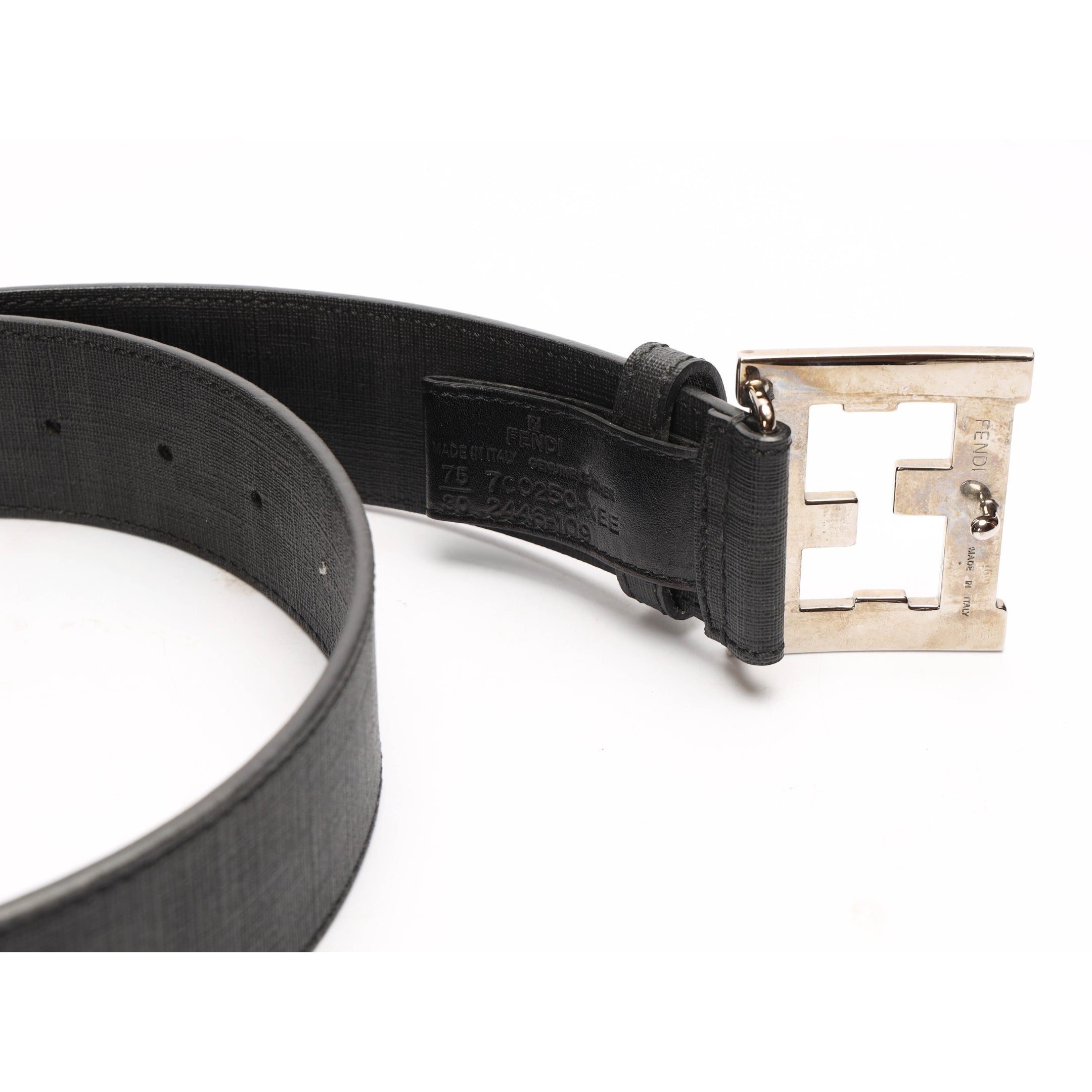 Fendi FF Reversible Leather Belt
