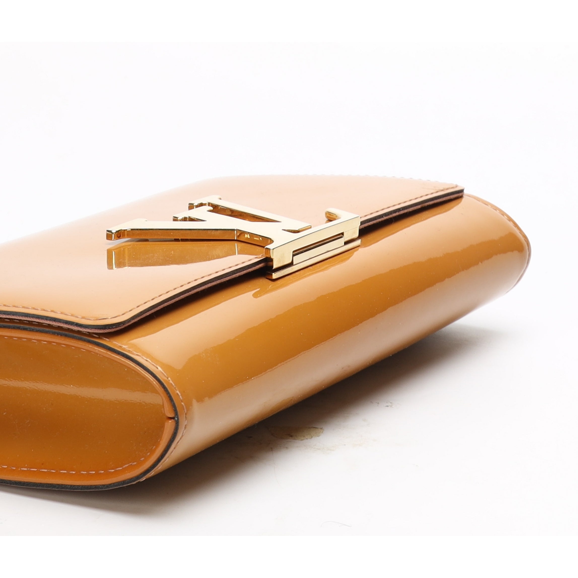 Louis Vuitton Mustard Louise Clutch